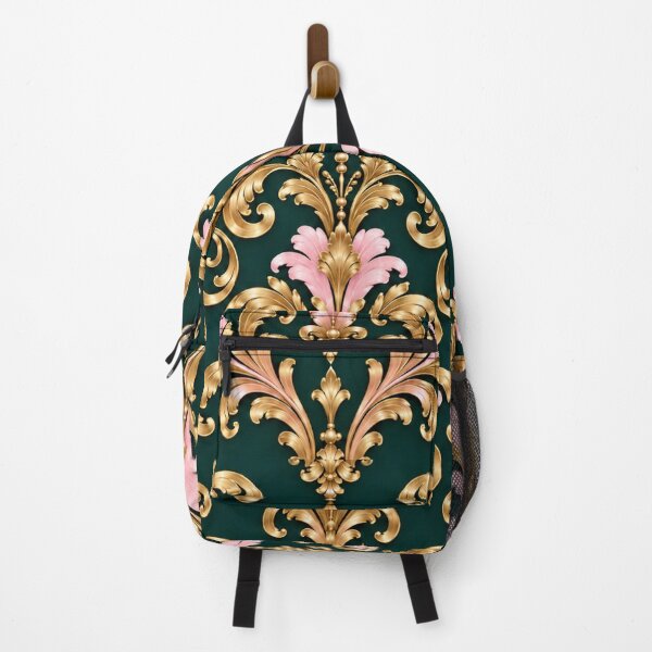 Item preview, Dark Teal, Pink & Gold Rococo designed and sold by DesignsByPrnces.