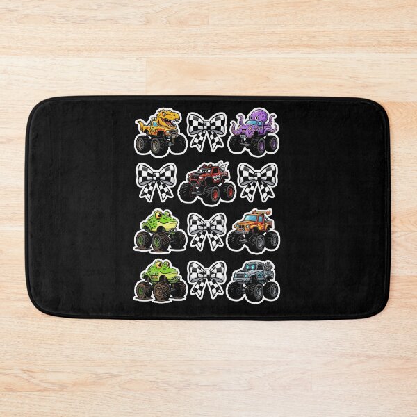 Item preview, Monster Truck Dinosaur Octopus Frog Racing Kids Birthday Party designed and sold by FolkGraphics.