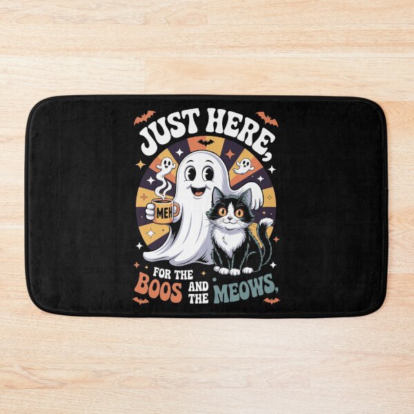 Item preview, JUST HERE, FOR THE BOOS AND THE MEOWS designed and sold by jkrphoto.