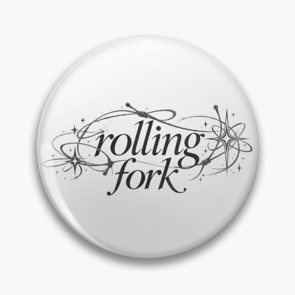 Item preview, "rolling fork" nameplate designed and sold by mackenzie wilmoth.