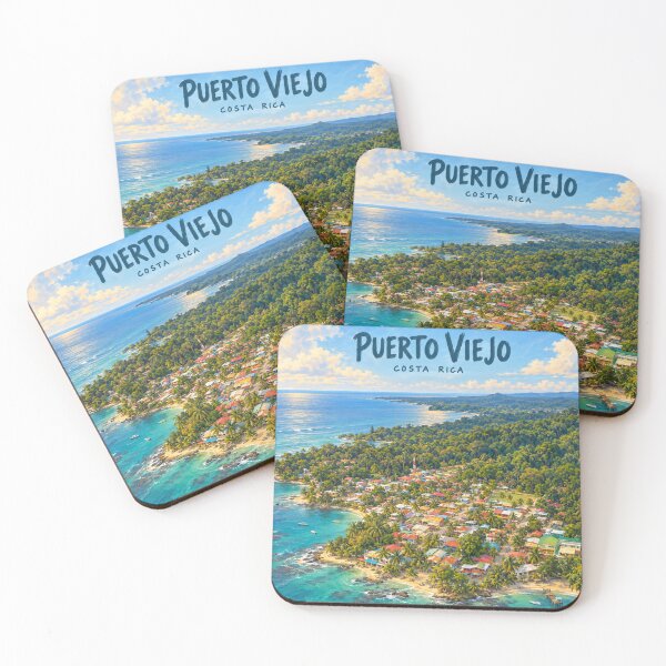 Item preview, Puerto Viejo Painterly Caribbean Coast Impression designed and sold by MichaeIRellov.