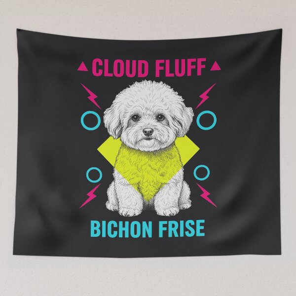 Artikelvorschau, Cloud Fluff Bichon Frise Sketch entworfen und verkauft von ArtsMichalShop.