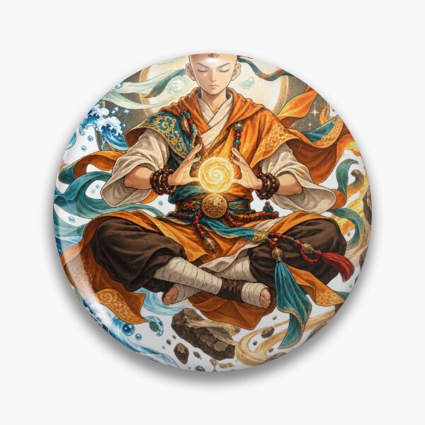 Item preview, Elemental Harmony Fantasy Anime Artwork designed and sold by BasicPrintStudio.
