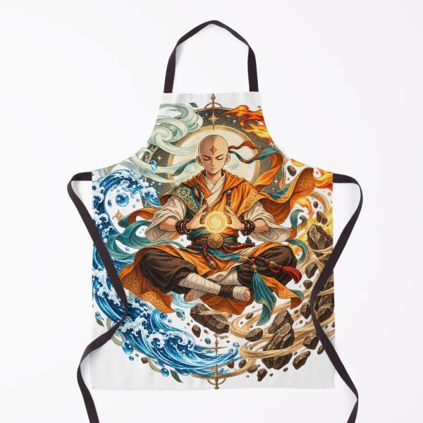 Item preview, Elemental Harmony Fantasy Anime Artwork designed and sold by BasicPrintStudio.