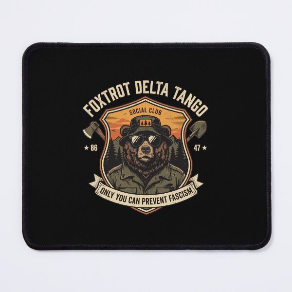 Item preview, Foxtrot Delta Tango Shirt Bear Only designed and sold by Designart68.
