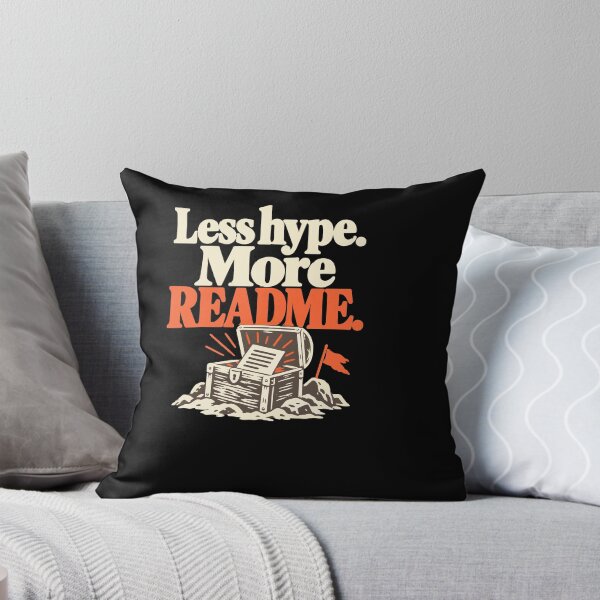 Item preview, Less Hype More README Repo Explorer Design designed and sold by ThreadQuirk.