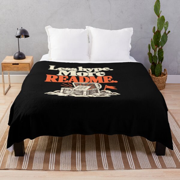 Item preview, Less Hype More README Repo Explorer Design designed and sold by ThreadQuirk.