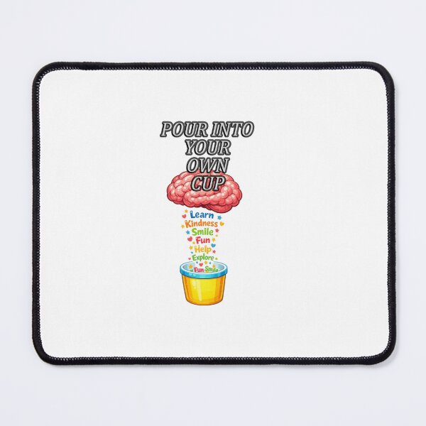 Item preview, Pour Positivity Into Your Cup – Mindful Motivation Art designed and sold by hardingcarl2.