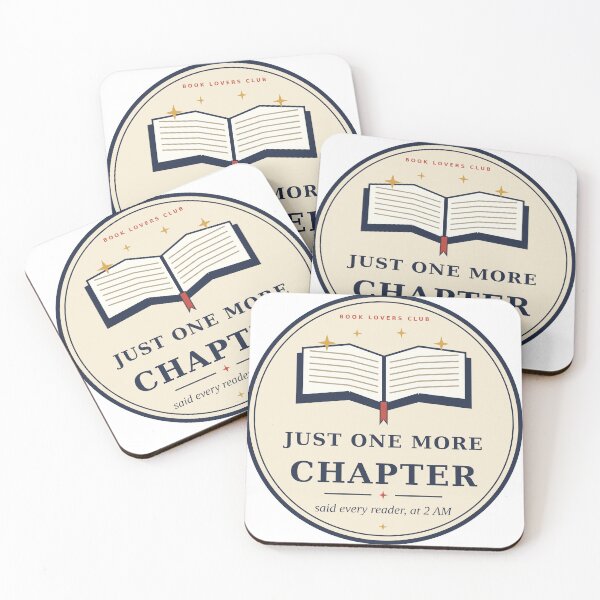 Item preview, Just One More Chapter Book Lover Badge designed and sold by JoyfulGate.