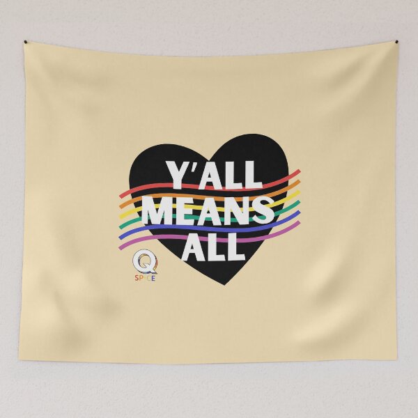 Item preview, Yall Means All Inclusive Pride Rainbow designed and sold by tyrathomase.