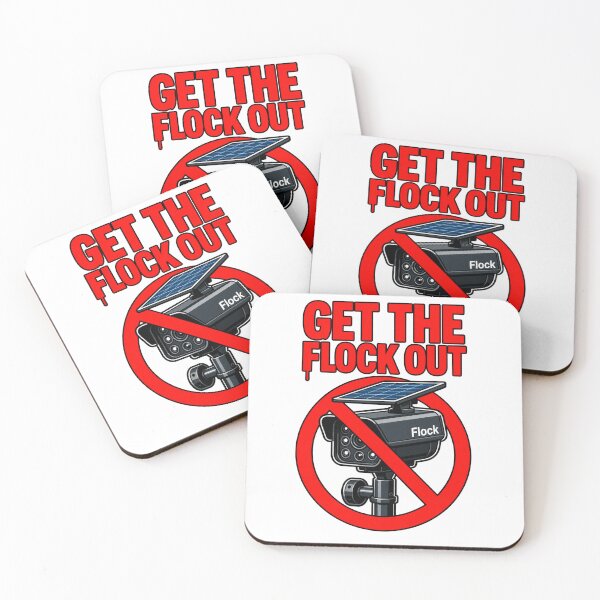 Item preview, Get the Flock Out – Anti Surveillance Camera Privacy Protest designed and sold by Sonic Nova Studios.
