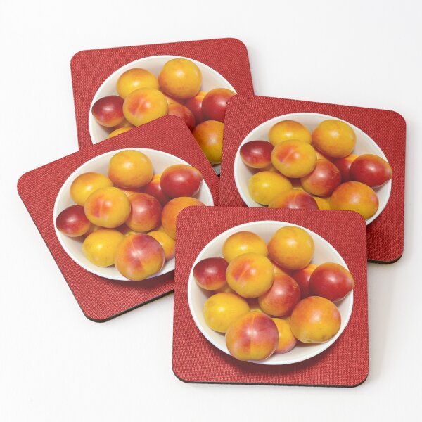 Item preview, Bowl of Plums on table designed and sold by happytraveller1.