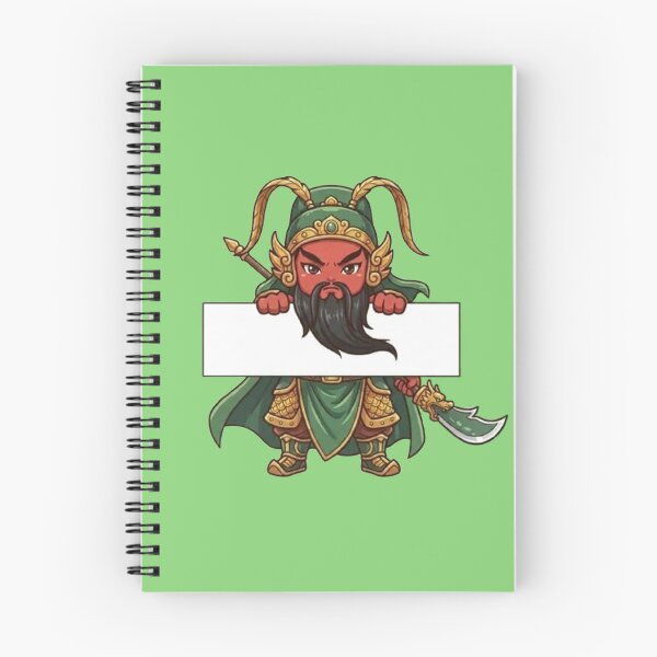 Item preview, Guan Yu Chibi Warrior - Three Kingdoms Green Dragon General Sign Art designed and sold by PetalsPaws.