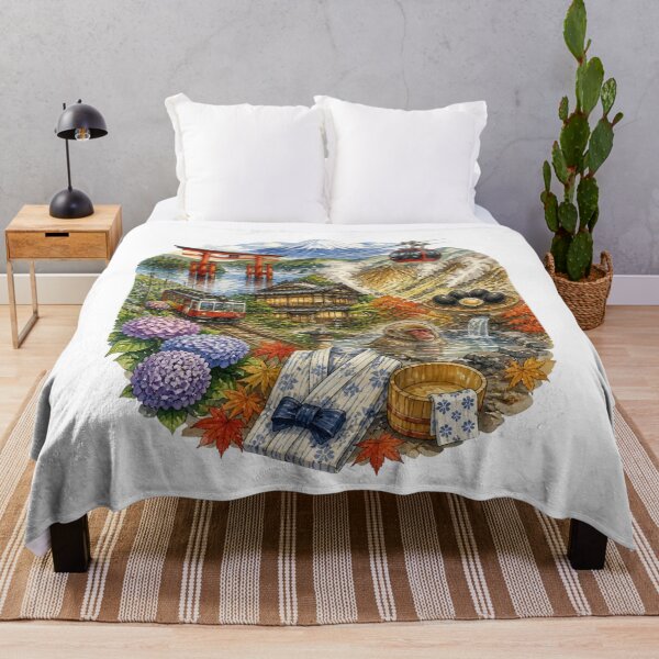 Item preview, Hakone Travel Memories | Japan Travel Collage | Japanese Design designed and sold by JapanMemoir.