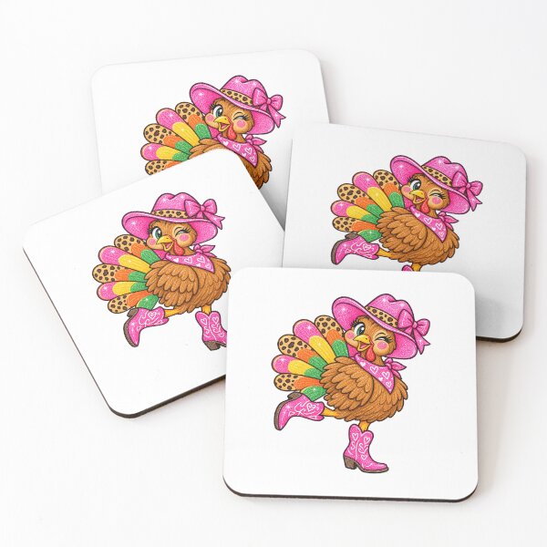 Item preview, Cowgirl Turkey with Rainbow Feathers designed and sold by BornBorn.