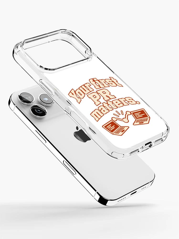 Thumbnail 2 of 5, iPhone Case, Your First PR Matters Open Source Design designed and sold by ThreadQuirk.