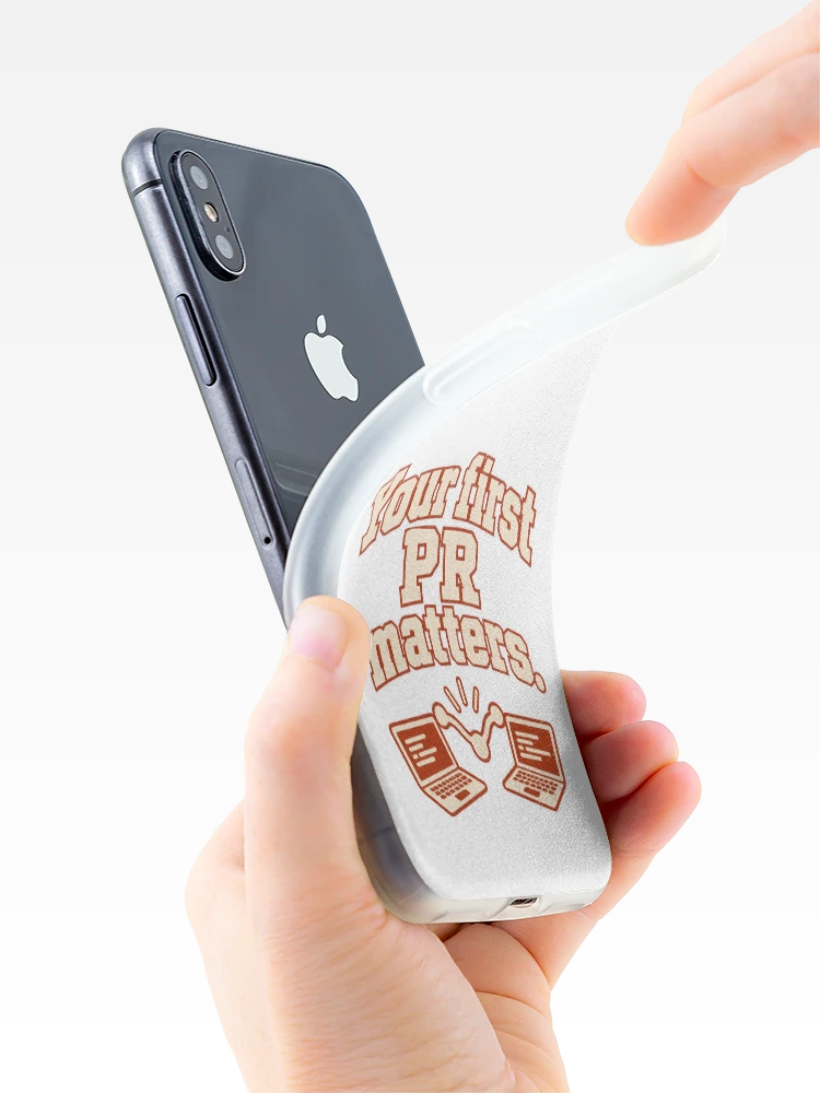 Thumbnail 4 of 5, iPhone Case, Your First PR Matters Open Source Design designed and sold by ThreadQuirk.
