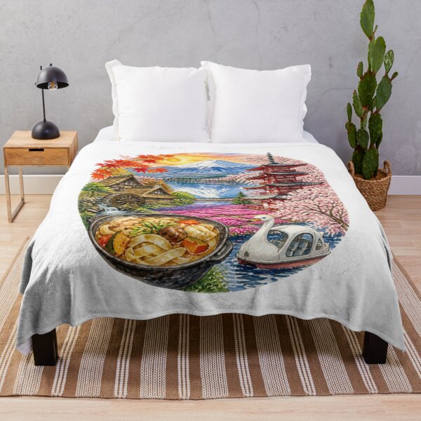 Item preview, Mount Fuji Lakes Travel Memories | Japan Travel Collage | Japanese Design designed and sold by JapanMemoir.