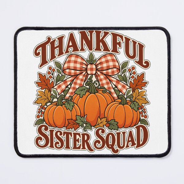 Item preview, Thankful Sister Squad - Pumpkin Bow designed and sold by narinzoon.