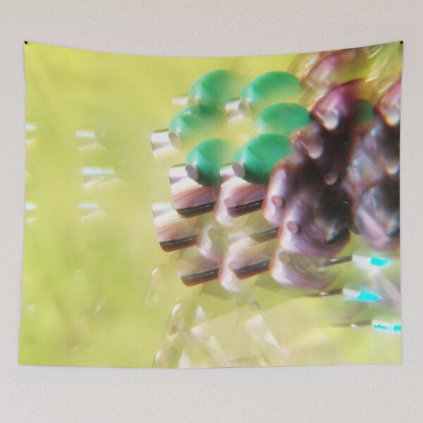Item preview, Peridot and Tourmaline Bloom: Vitality, Botanical Harmony, and Abundance Abstract Art designed and sold by ElionSolis.