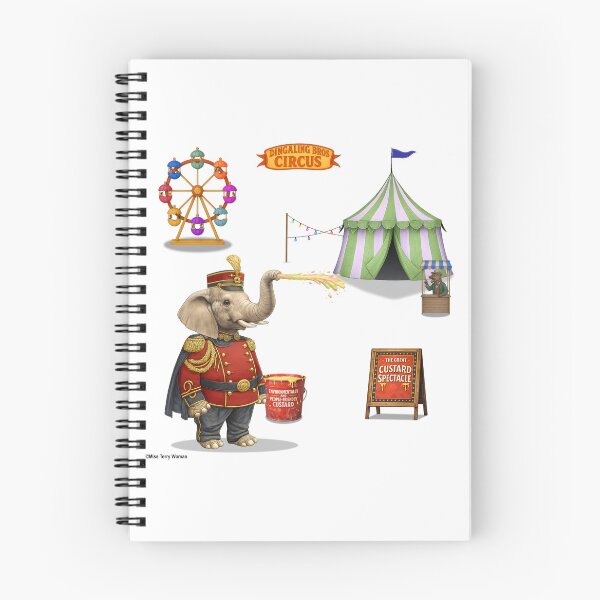 Item preview, Colonel Klinger, custard slinger: Vintage Circus Animal Parody designed and sold by MissTerryWoman.