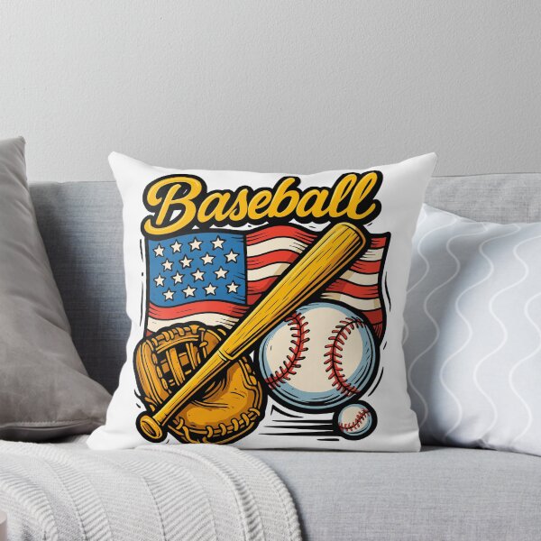 Item preview, American Flag Baseball Glove Bat Vintage USA Patriotic Sports Graphic designed and sold by CHariliha-ka.
