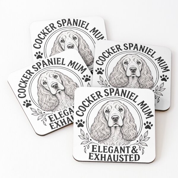 Item preview, Cocker Spaniel Mum Elegant and Exhausted for dog lover designed and sold by Afnan Store.