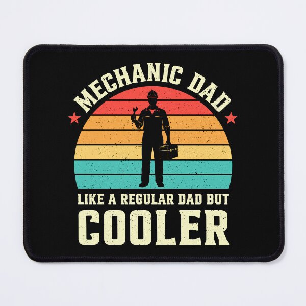 Item preview, Mechanic Dad Like A Regular Dad But Cooler Retro designed and sold by RareBunny.