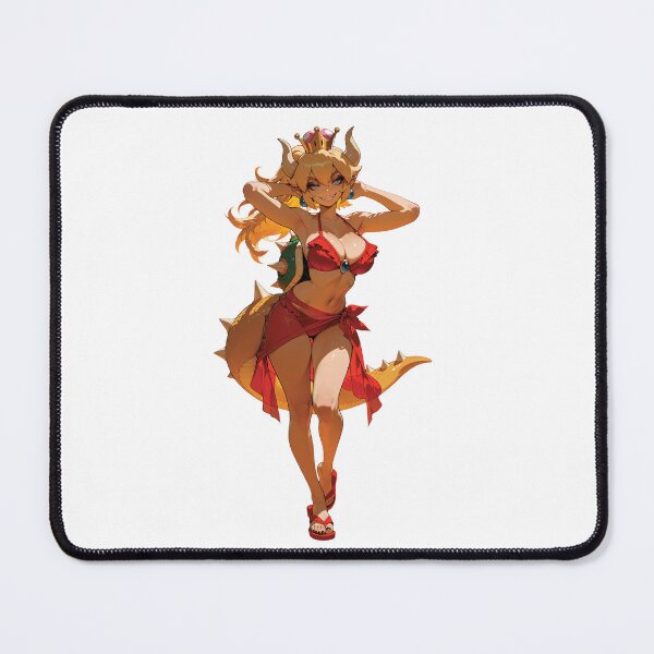 Item preview, Bowsette Sticker | Super Crown Beach Vacation Anime Decal designed and sold by RGB-crayon.