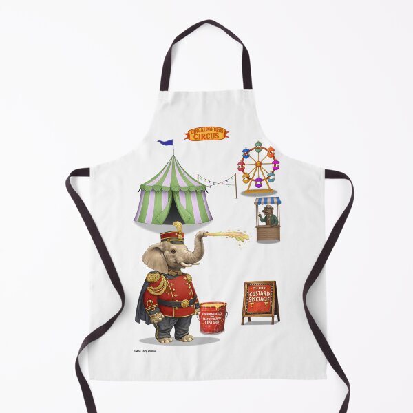 Item preview, Colonel Klinger, custard slinger: Vintage Circus Animal Parody designed and sold by MissTerryWoman.