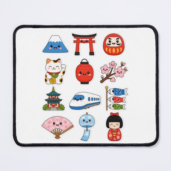 Item preview, Kawaii Japan Icons | Kawaii Sticker Pack | Japanese Design designed and sold by JapanMemoir.