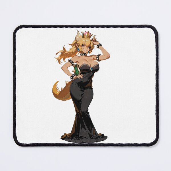 Item preview, Bowsette Sticker | Super Crown Vanity Pose Anime Decal designed and sold by RGB-crayon.