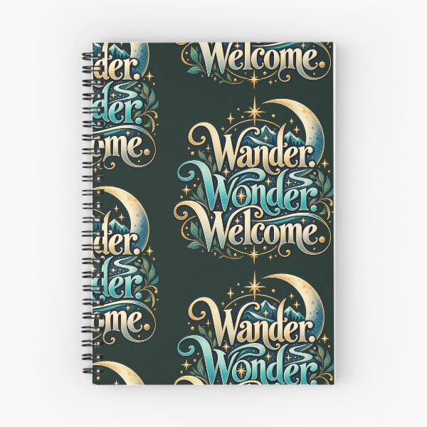 Item preview, wander wonder welcome designed and sold by wrongwaydogzart.