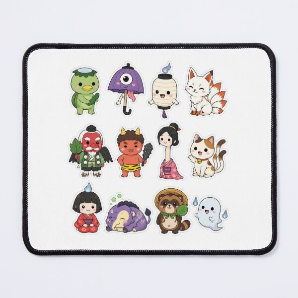 Item preview, Kawaii Yokai | Kawaii Sticker Pack | Japanese Design designed and sold by JapanMemoir.