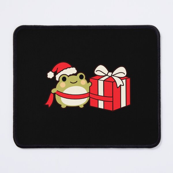 Item preview, Cute Christmas Frog Wrapping a Ribbon Gift designed and sold by AMICO77.