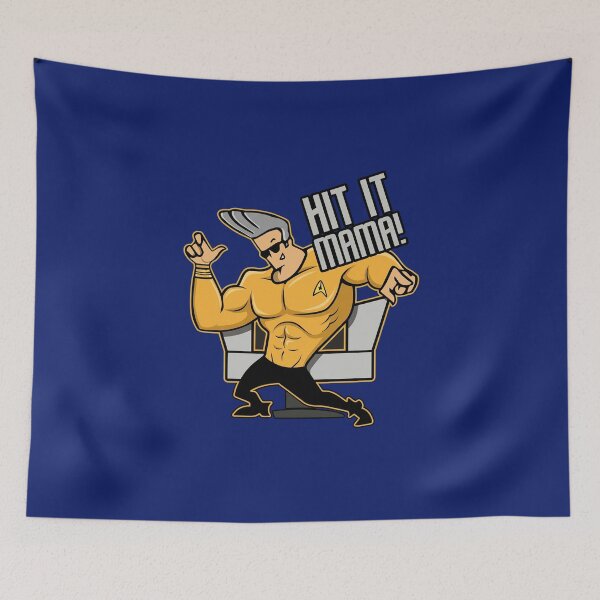 Item preview, Hit It Mama Retro Macho Cartoon Guy designed and sold by geraldreida.