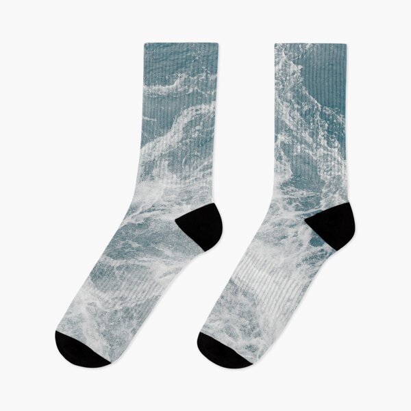 Item preview, Aesthetic Muted Blue Ocean Water Waves Foam designed and sold by Luxxe87.