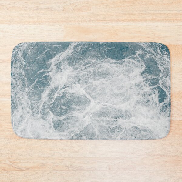 Item preview, Aesthetic Muted Blue Ocean Water Waves Foam designed and sold by Luxxe87.