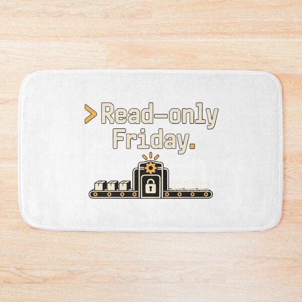 Item preview, Read-only Friday CI/CD Terminal Graphic designed and sold by ThreadQuirk.