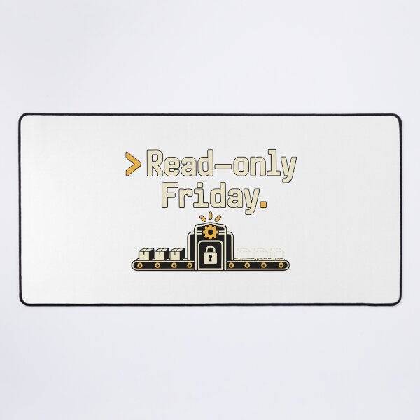Item preview, Read-only Friday CI/CD Terminal Graphic designed and sold by ThreadQuirk.