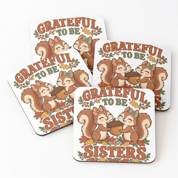 Item preview, Grateful To Be Sisters - Squirrel Sisters designed and sold by narinzoon.