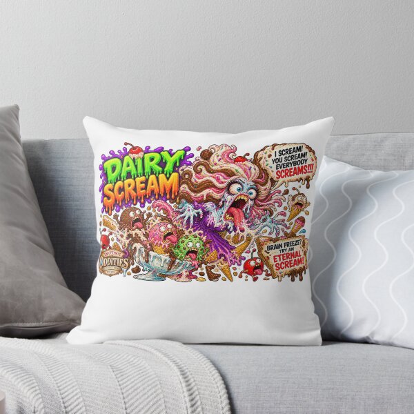 Item preview, Unfortunate Oddities - BUSINESSES - DAIRY SCREAM - THE BANSHEE SCREAM designed and sold by WheelieGdArt.