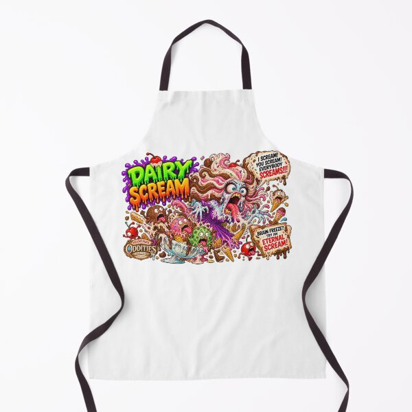 Item preview, Unfortunate Oddities - BUSINESSES - DAIRY SCREAM - THE BANSHEE SCREAM designed and sold by WheelieGdArt.