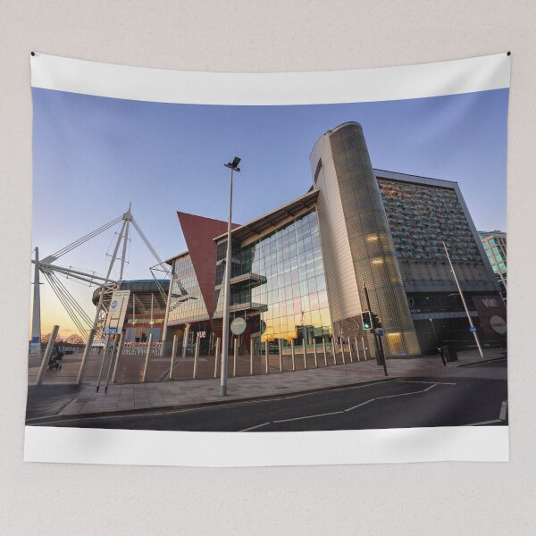 Item preview, Stunning Sunset over Principality Stadium designed and sold by VnGphoto.