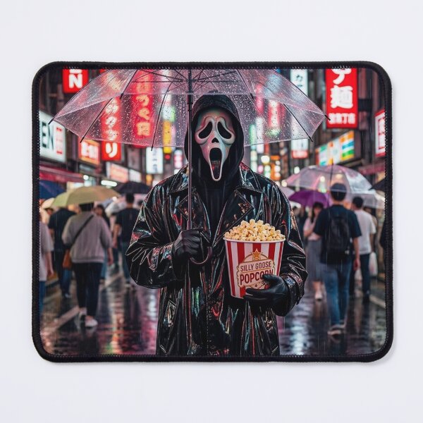 Item preview, Screaming in The Rain - Horror Movie Parody Art designed and sold by Silly Goose Party.