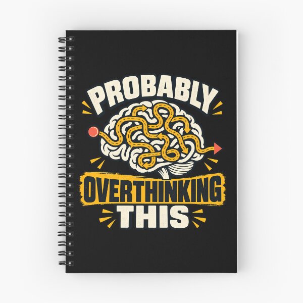 Item preview, Probably Overthinking This Funny Brain Maze designed and sold by Photo-Sphere101.
