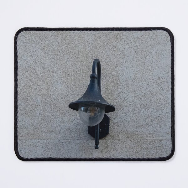 Item preview, Three Vintage Outdoor Wall Lanterns Mounted on Stucco Exterior Wall With Symmetrical Spacing designed and sold by Nmallia.