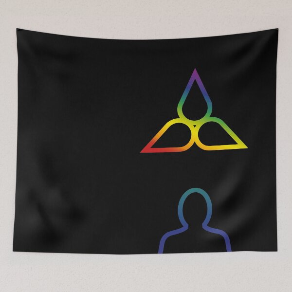 Item preview, The Trinity of Being – Minimalist Yogi & Rainbow Meditation Bloom designed and sold by strandbar.