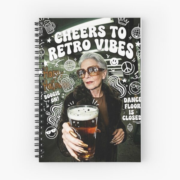Item preview, – Ale-egant Subway Matriarch Evicts the Disco Ball with Fur-midable Style and Un-beer-able Claws   designed and sold by Print Fiction.