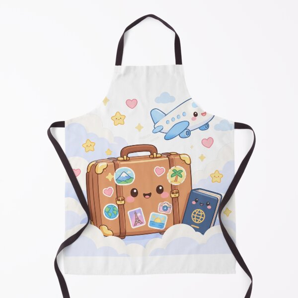 Item preview, Cute Kawaii Suitcase Passport Travel Stickers designed and sold by porchswings.
